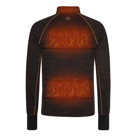 HappyHot Yukon ½-zip Varmeundertrøje - Herre - Sort