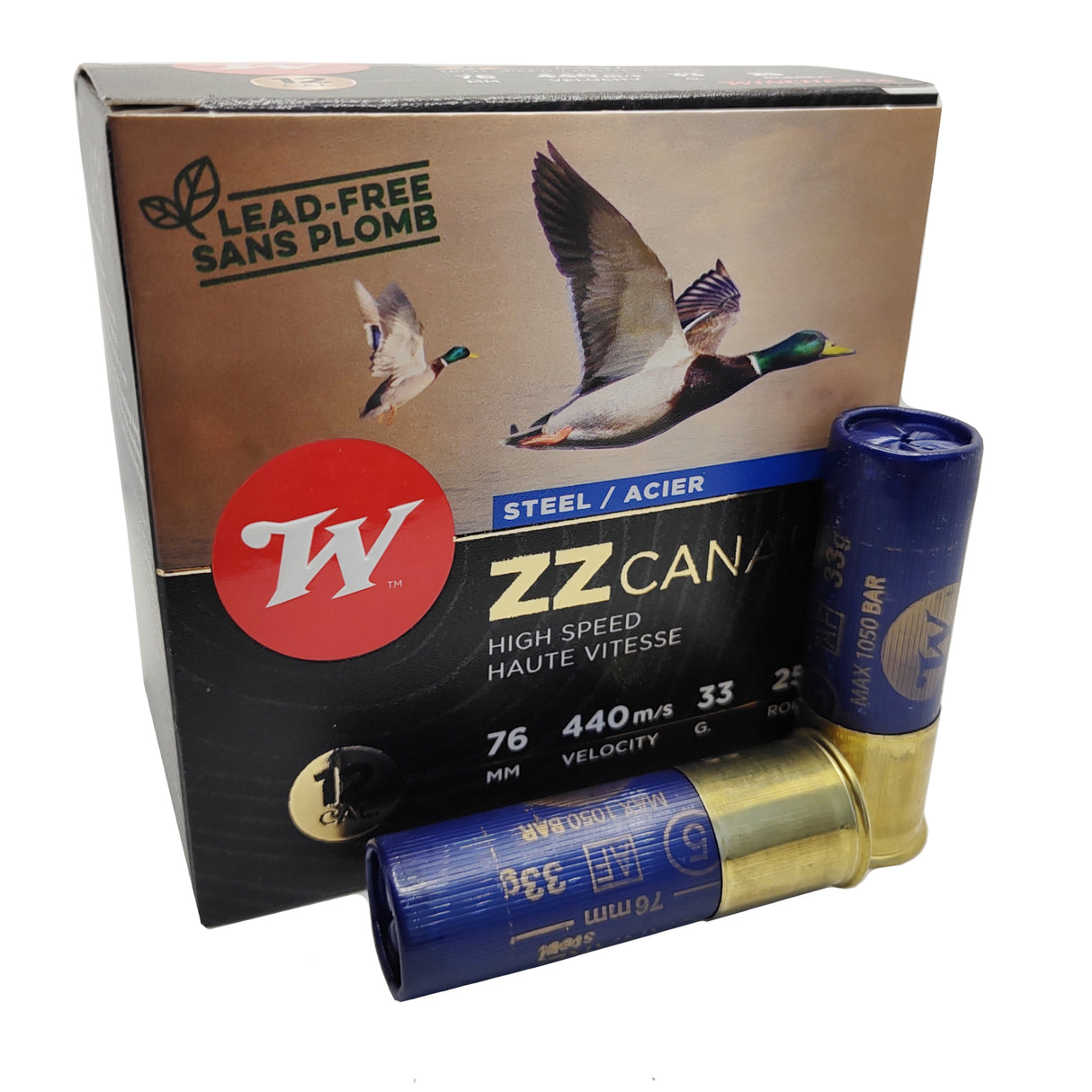 Winchester ZZ Canard Jagtpatron - Kal. 12/76