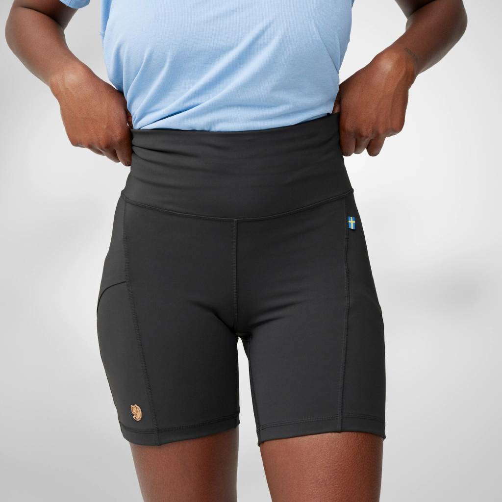Fjällräven Abisko 6" Short Tights W - Dameshorts - Sort