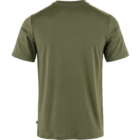 Fjällräven Abisko Wool SS M T-Shirt - Herre - Laurel Green