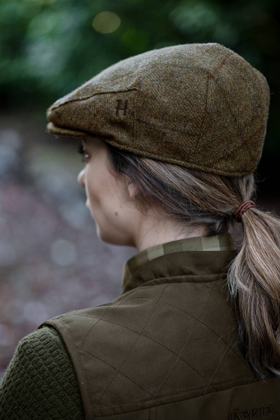 Härkila Badanloch Flat Cap Herre - Golden Willow