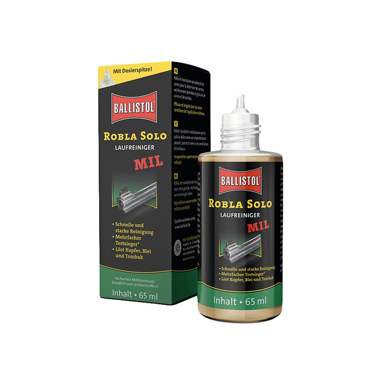 Ballistol Robla Solo MIL Løbsrens - 65 ml