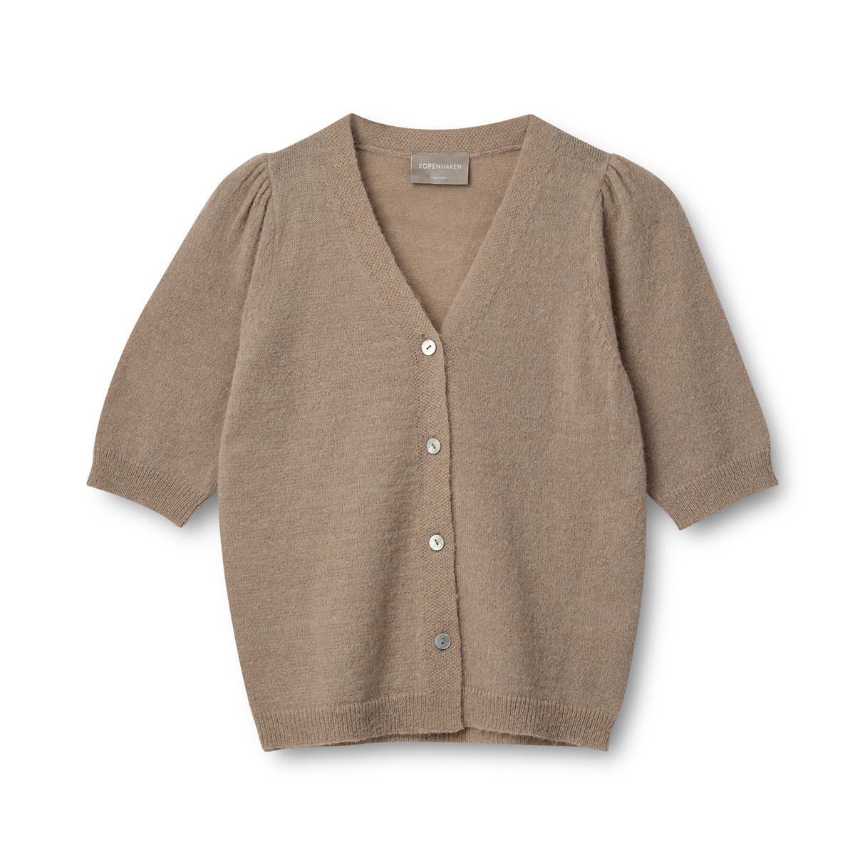 Kopenhaken Balvi Short Sleeve Cardigan - Dame - Pure Cashmere