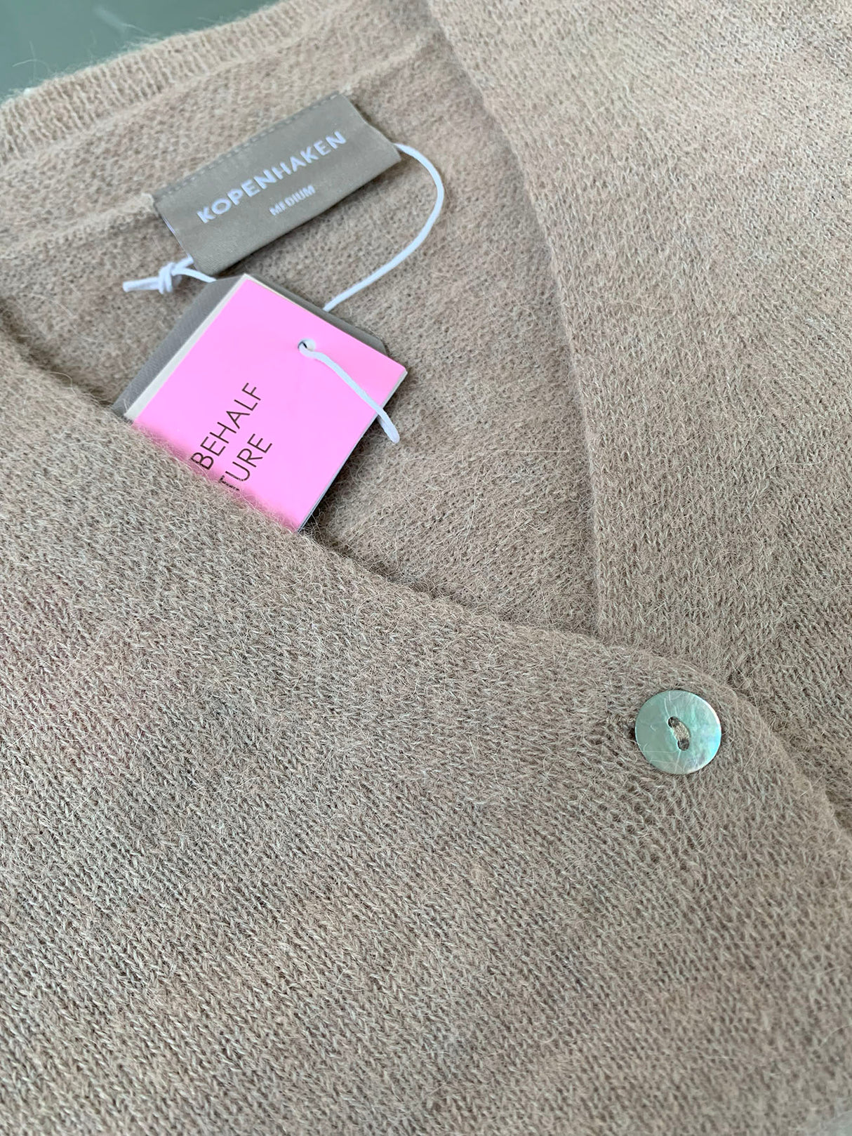 Kopenhaken Balvi Short Sleeve Cardigan - Dame - Pure Cashmere