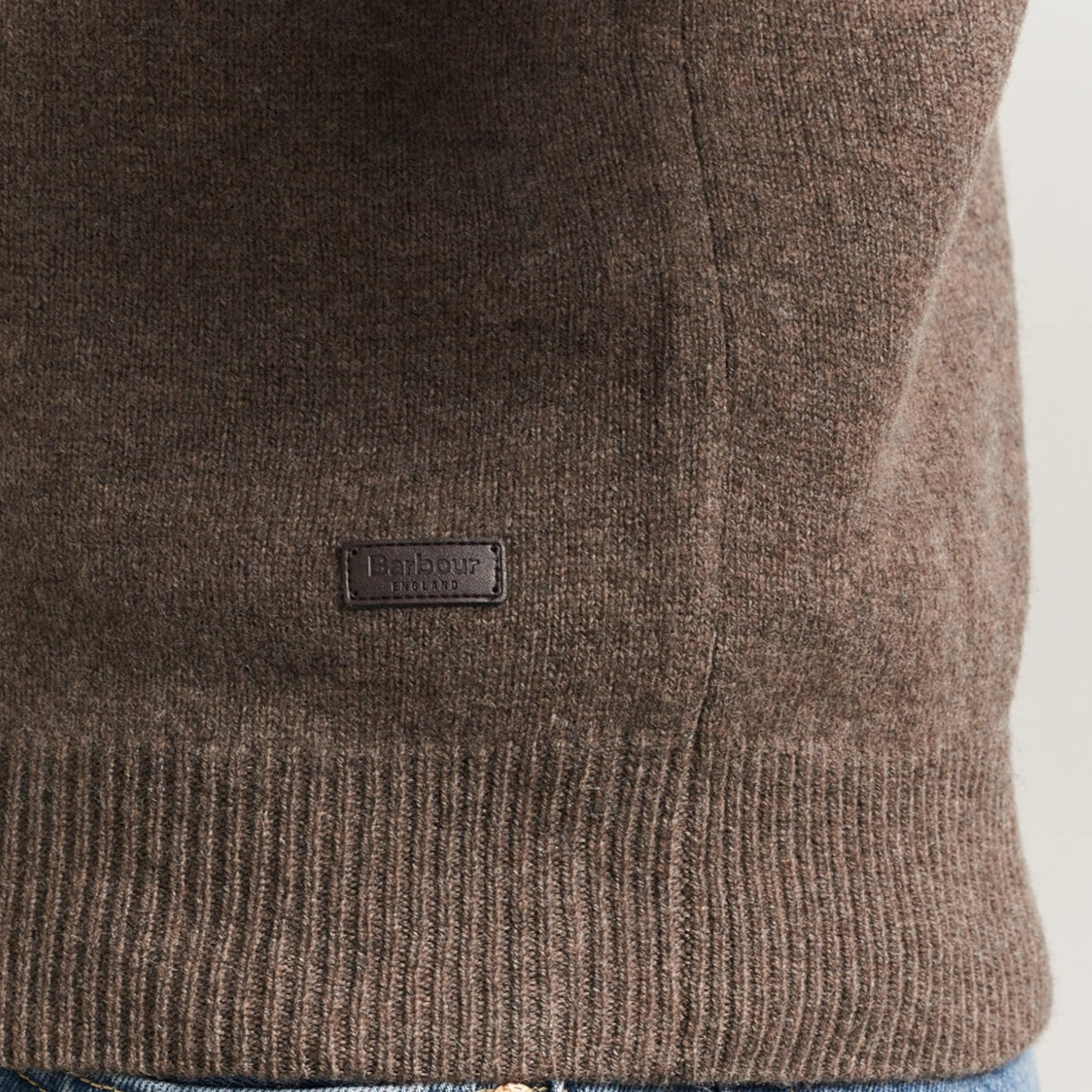 Barbour Patch Crew Strik - Herre - Dark Stone