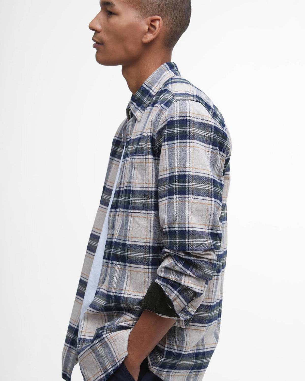 Barbour Betsom Tailored Skjorte - Herre - Stone Marl