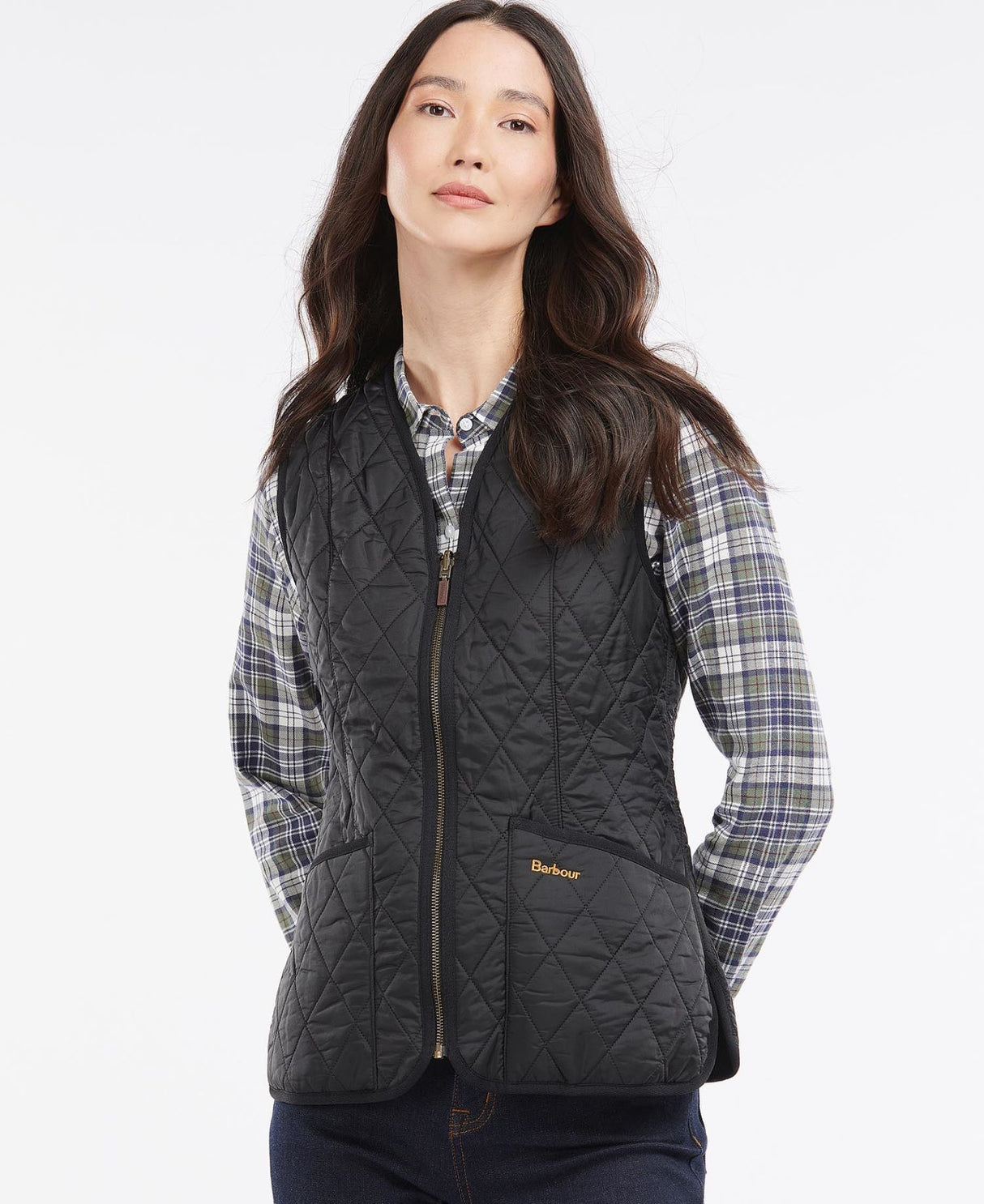 Barbour Betty Fleece Liner Vest - Damevest - Sort
