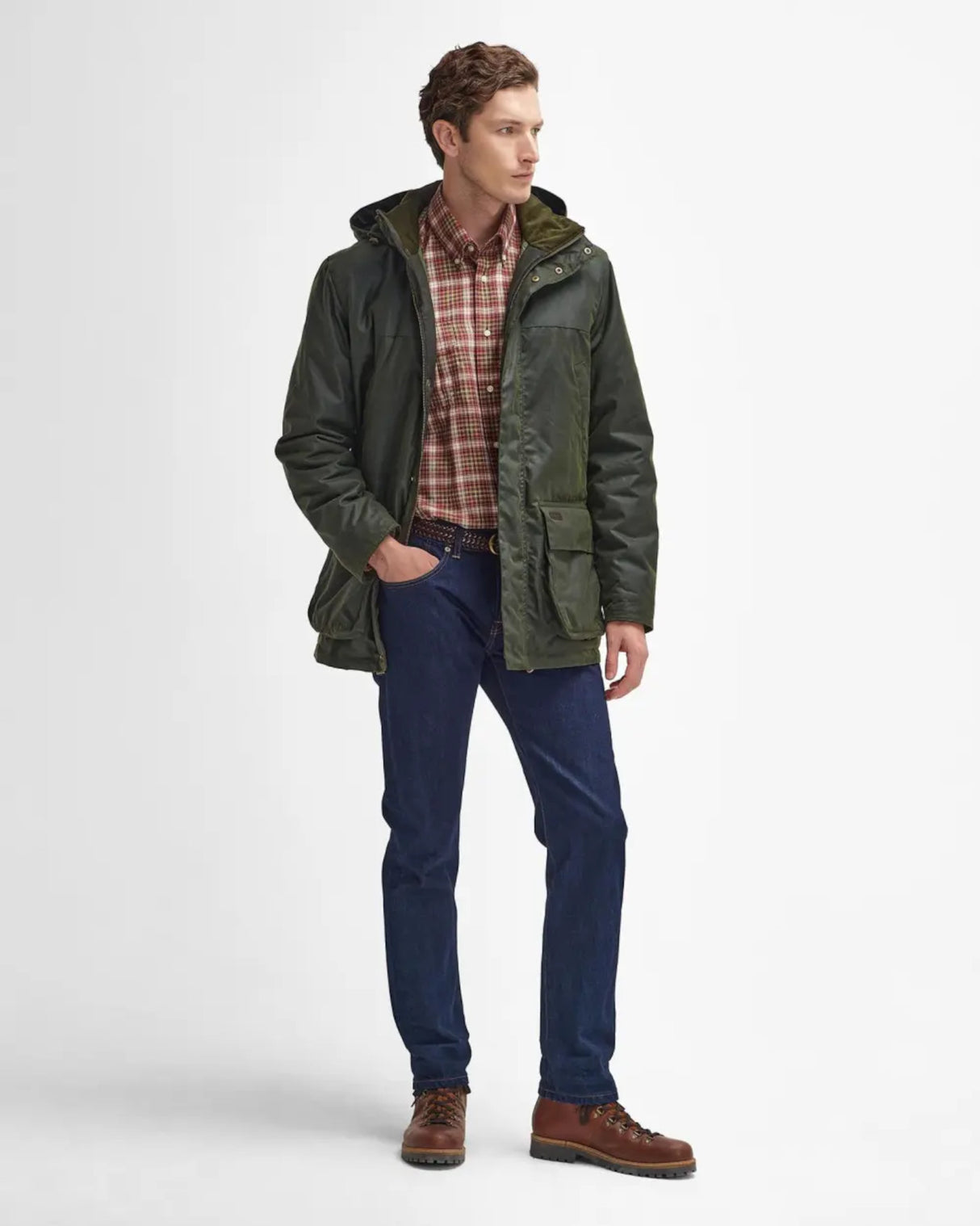 Barbour Bleaberry Wax Jakke - Herre - Fern
