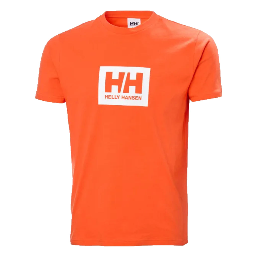 Helly Hansen Box T-Shirt - Herre - Flame