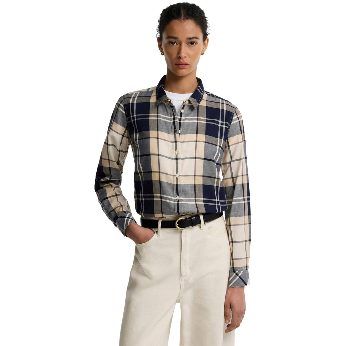 Barbour Bredon Regular Skjorte - Dame - Lt Birchwood Tartan