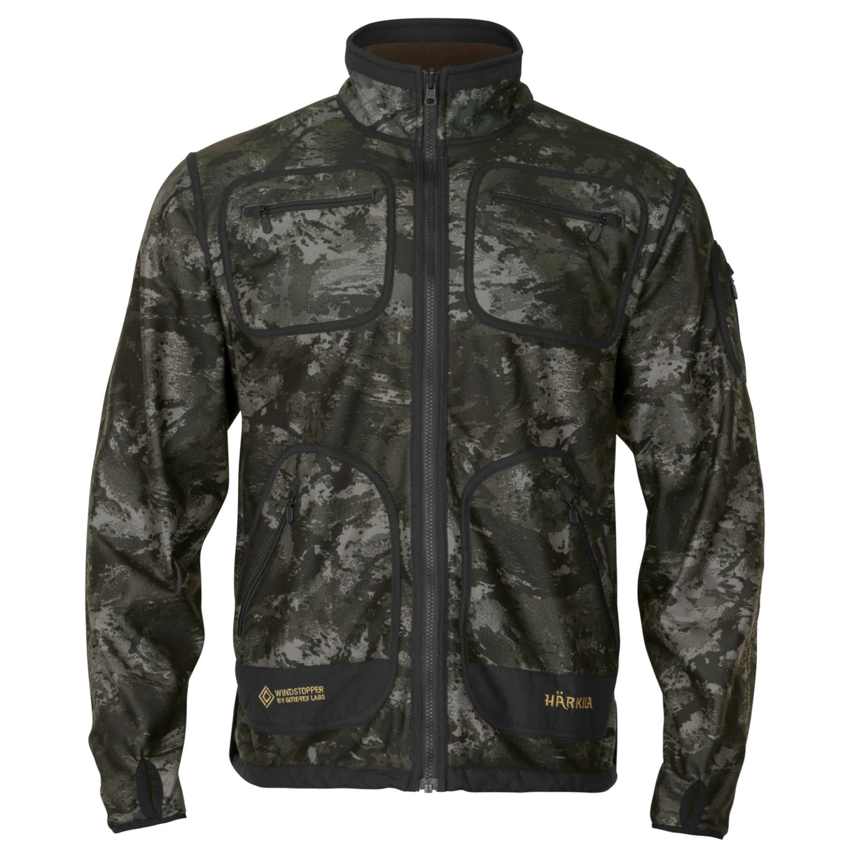 Härkila Kamko NOCTYX WSP Reversible Fleecejakke - Herre - Axis MSP Black/Willow Green