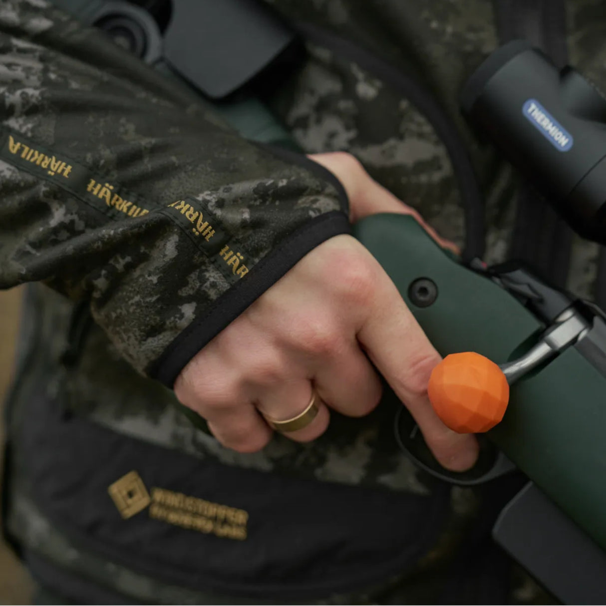 Härkila Kamko NOCTYX WSP Reversible Fleecejakke - Herre - Axis MSP Black/Willow Green