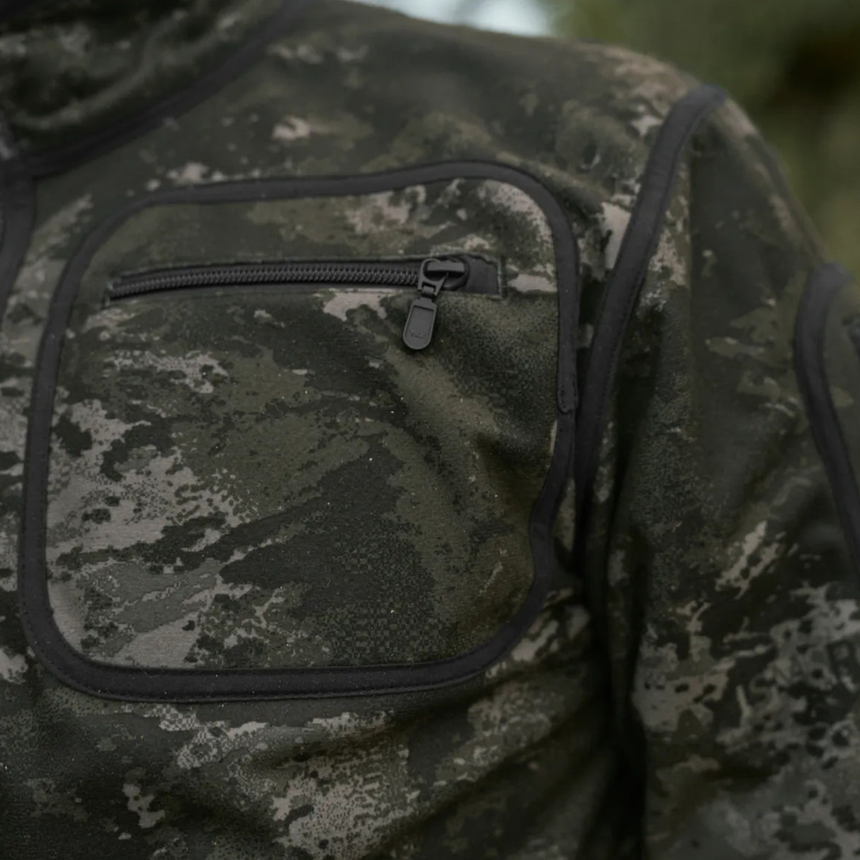 Härkila Kamko NOCTYX WSP Reversible Fleecejakke - Herre - Axis MSP Black/Willow Green