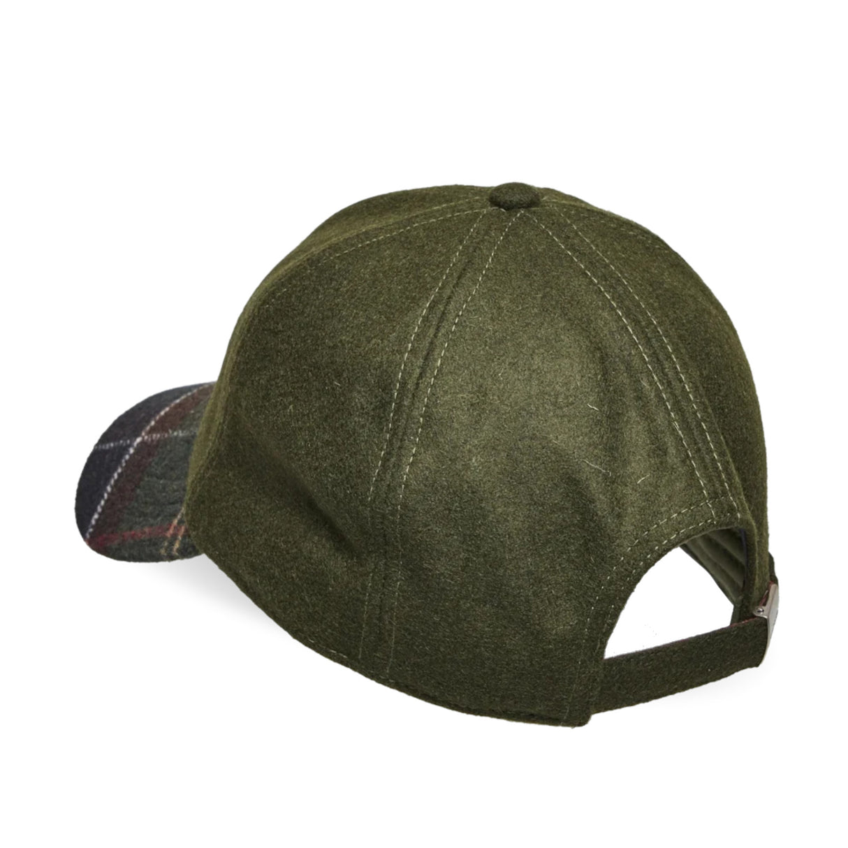 Barbour Roker Sports Kasket - Unisex - One Size - Forest Green/Classic Tartan