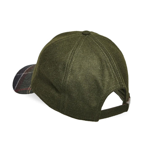 Barbour Roker Sports Kasket - Unisex - One Size - Forest Green/Classic Tartan