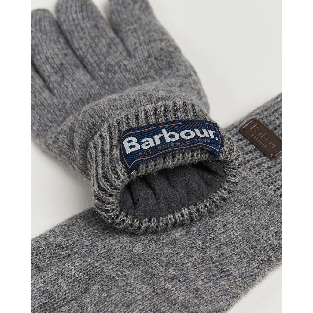 Barbour Carlton Gloves Herrehandske - Grey - One Size