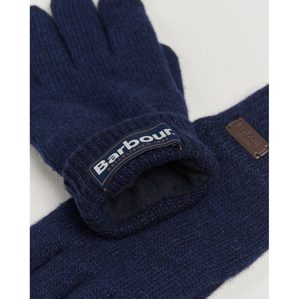 Barbour Carlton Gloves - Herrehandsker - Navy - One Size