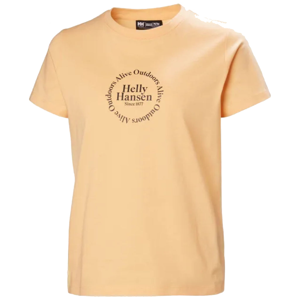 Helly Hansen Core Graphic T-Shirt - Dame - Miami Peach