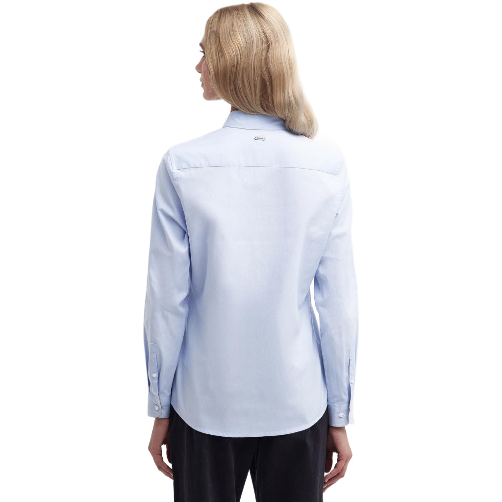 Barbour Derwent Skjorte - Dame - Pale Blue/Primrose Hessian