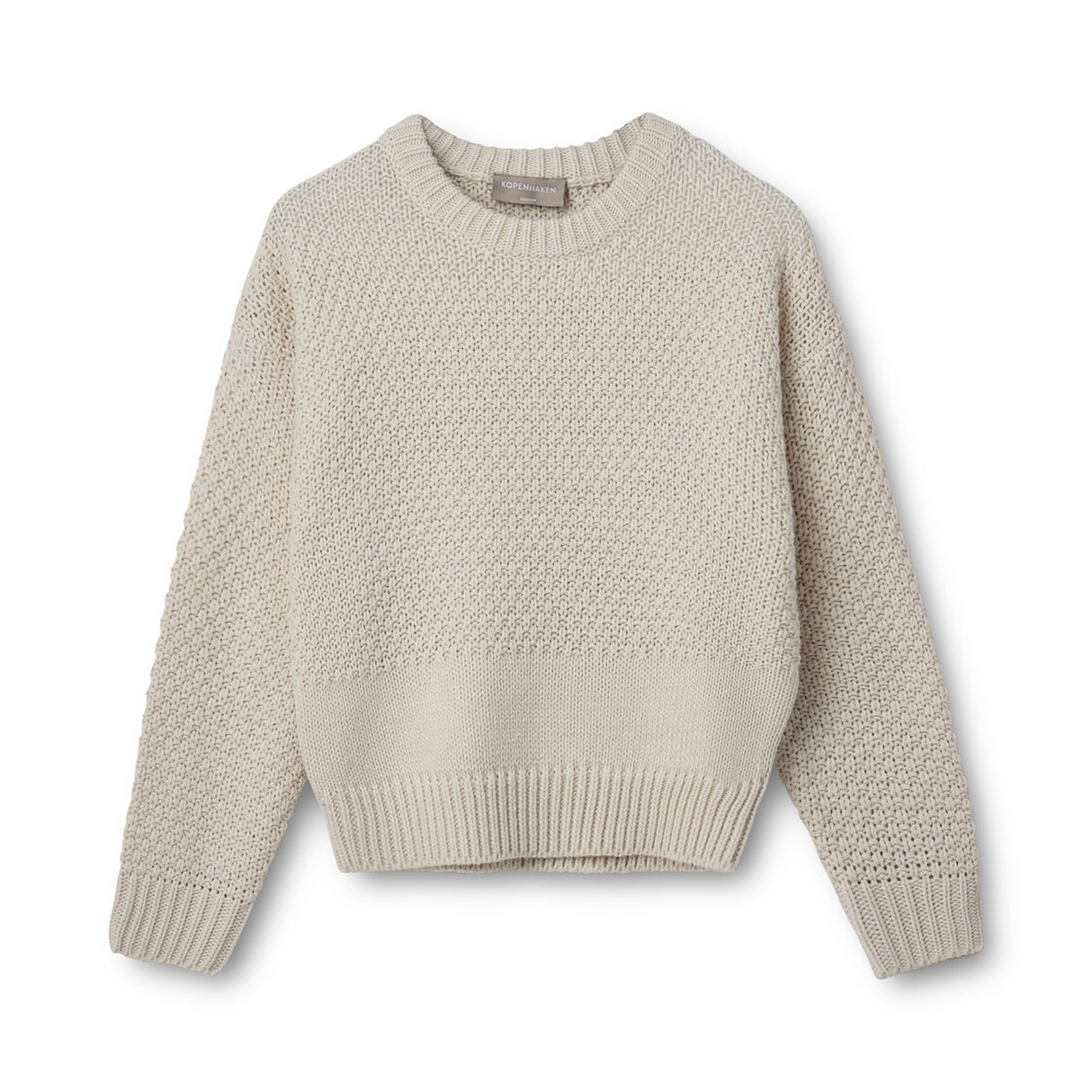 Kopenhaken Elina O-Neck - Dame - Buttercreme