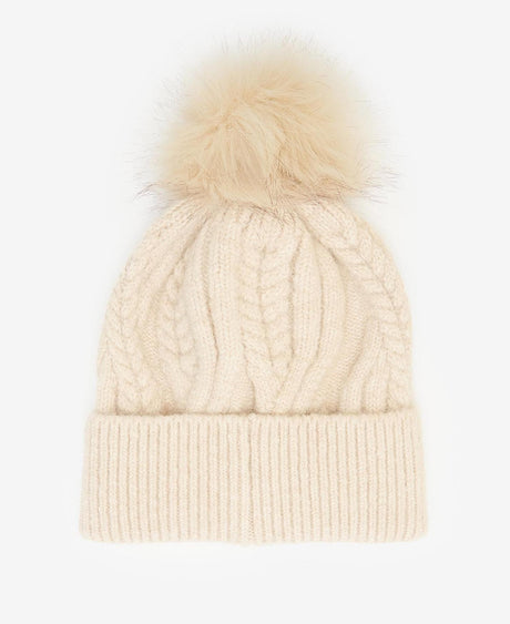 Barbour Elsdon Beanie - Dame - Eggshell - One Size