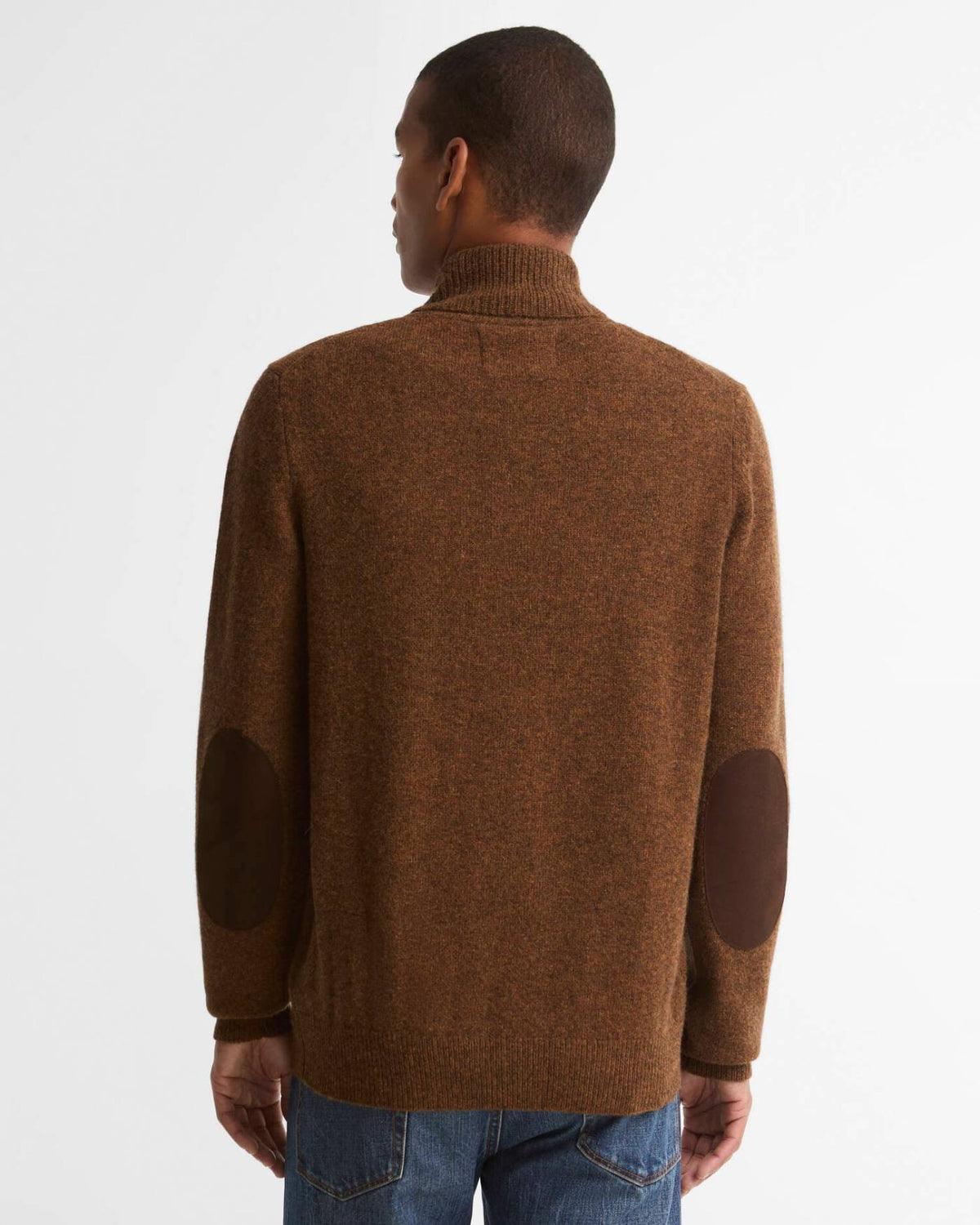 Barbour Essential Patch Zip Thru Strik - Herre - Bracken