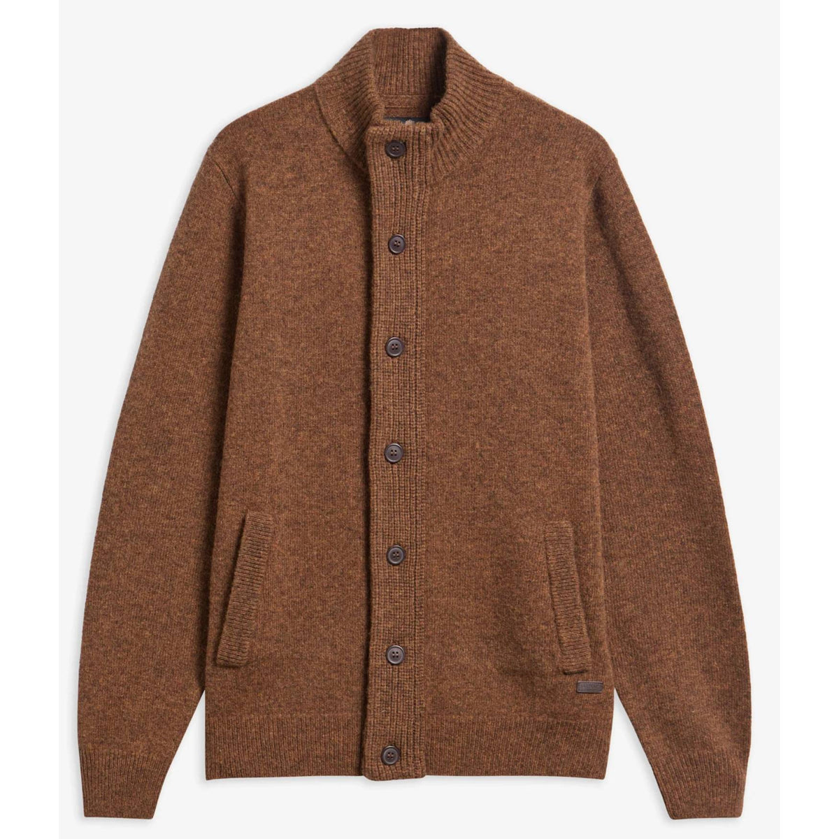 Barbour Essential Patch Zip Thru Strik - Herre - Bracken