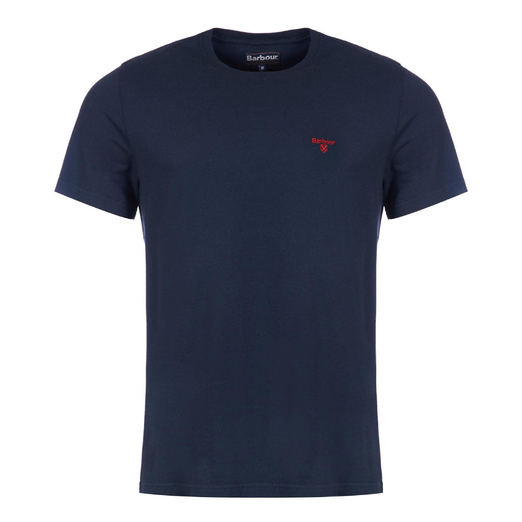 Barbour Essential Sports Tee - Herre T-shirt - Navy