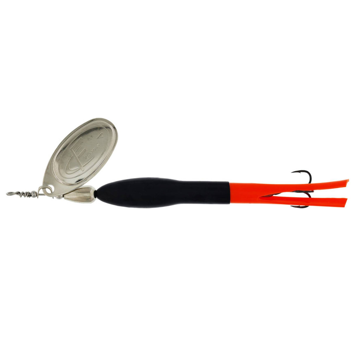 Westin FC-Spinner DownStream Black/Flou Orange Silver Blade