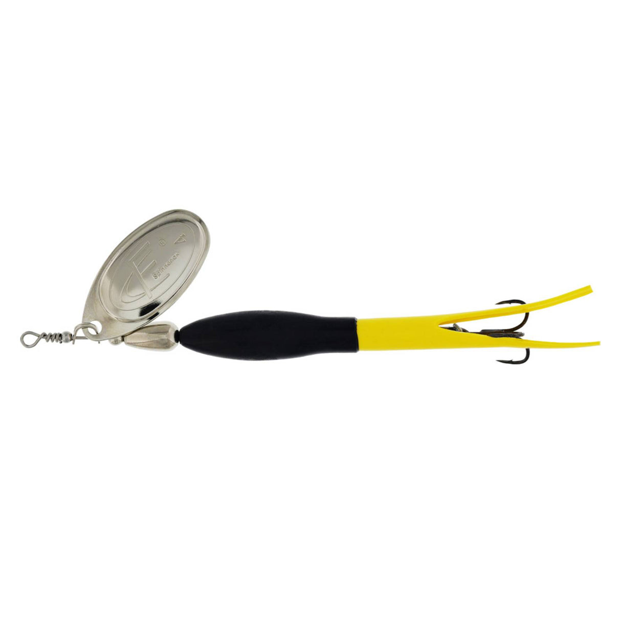 Westin FC-Spinner DownStream Black/Flou Yellow Silver Blade