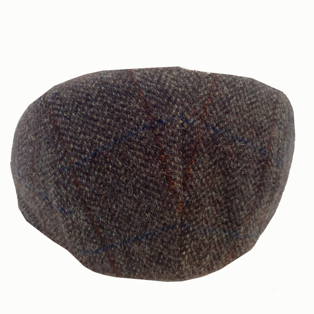 Fiebig Virgin Wool Flatcap - Herringbone/Fine check - Olive