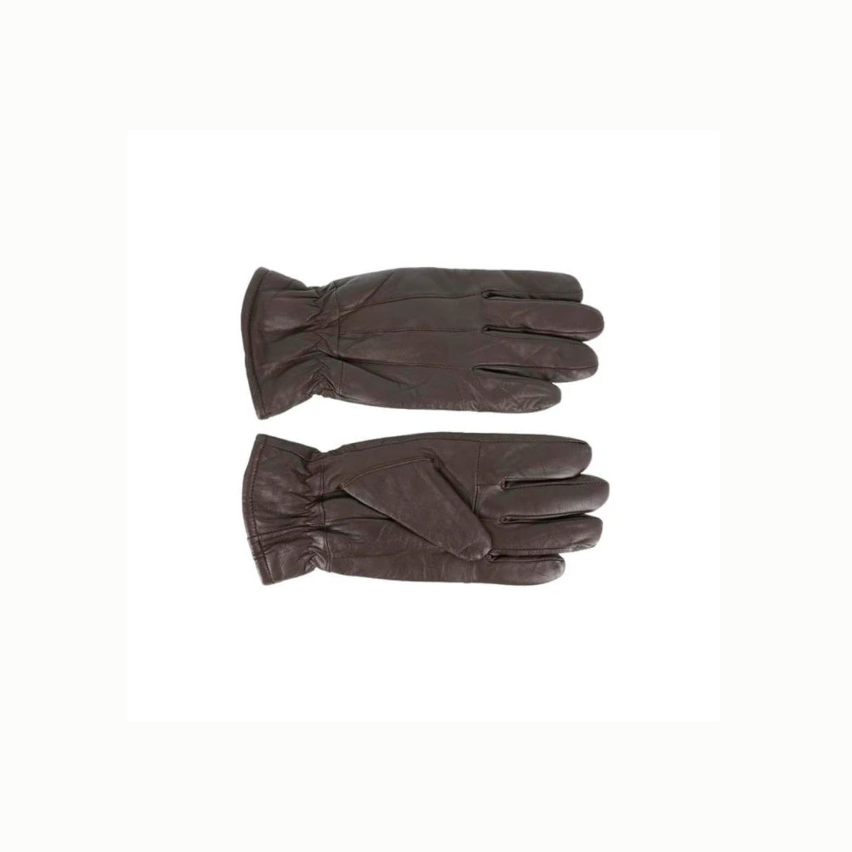 Fiebig Læder Skydehandske m. fleecefoer - Herre - Brun