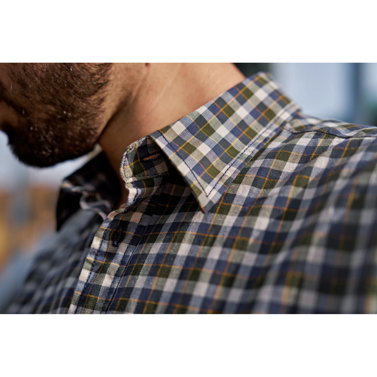 Härkila Fjell S/S Skjorte - Herre - Naval Blue Check