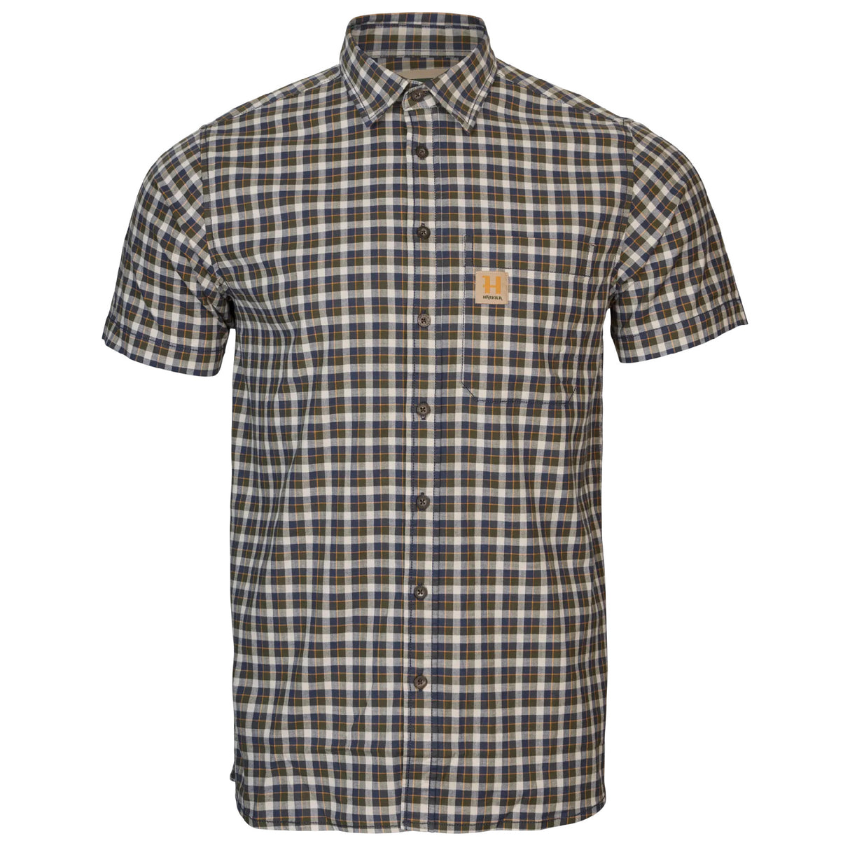 Härkila Fjell S/S Skjorte - Herre - Naval Blue Check