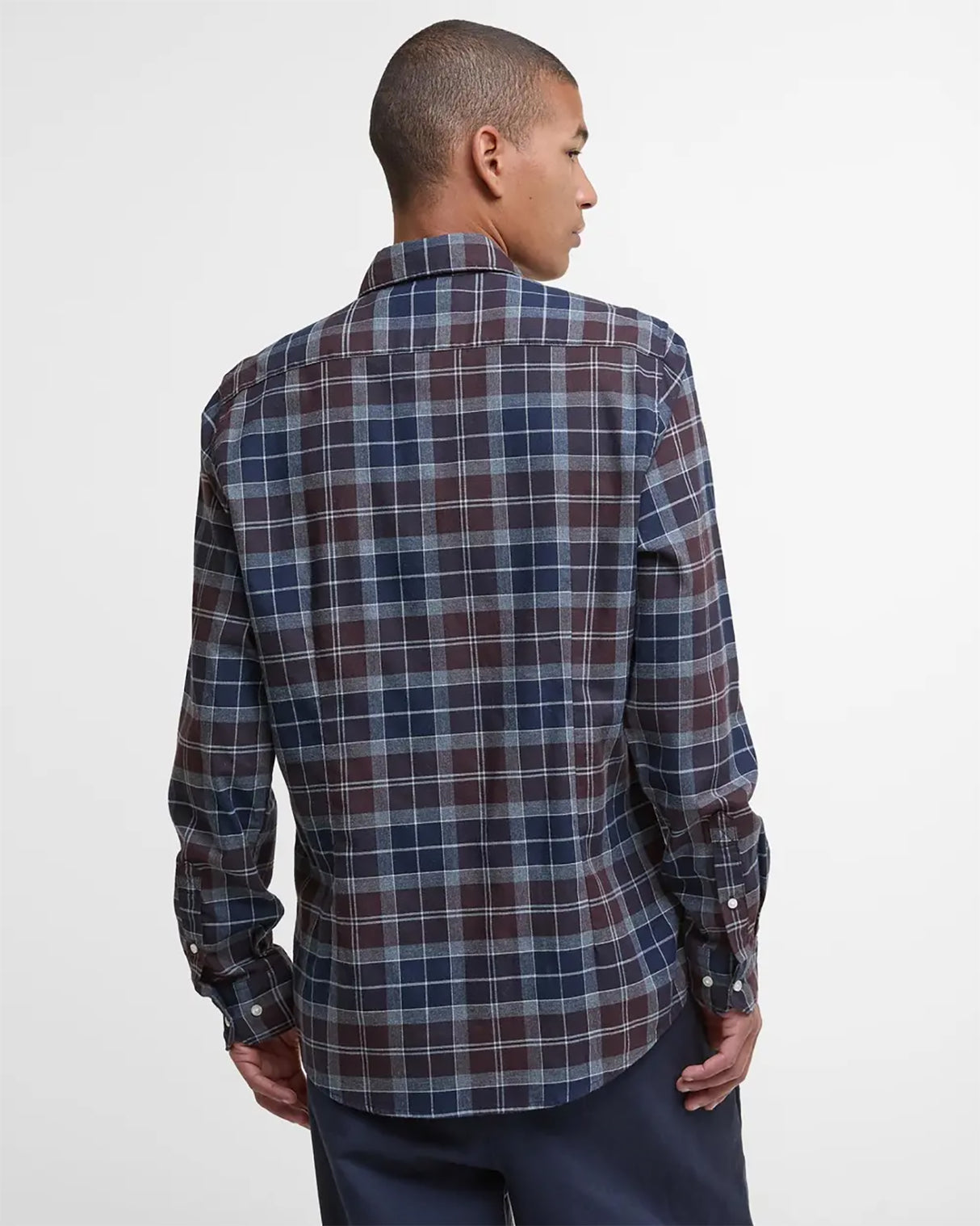 Barbour Fortrose Tailored Skjorte - Herre - Midnight Oak Tartan