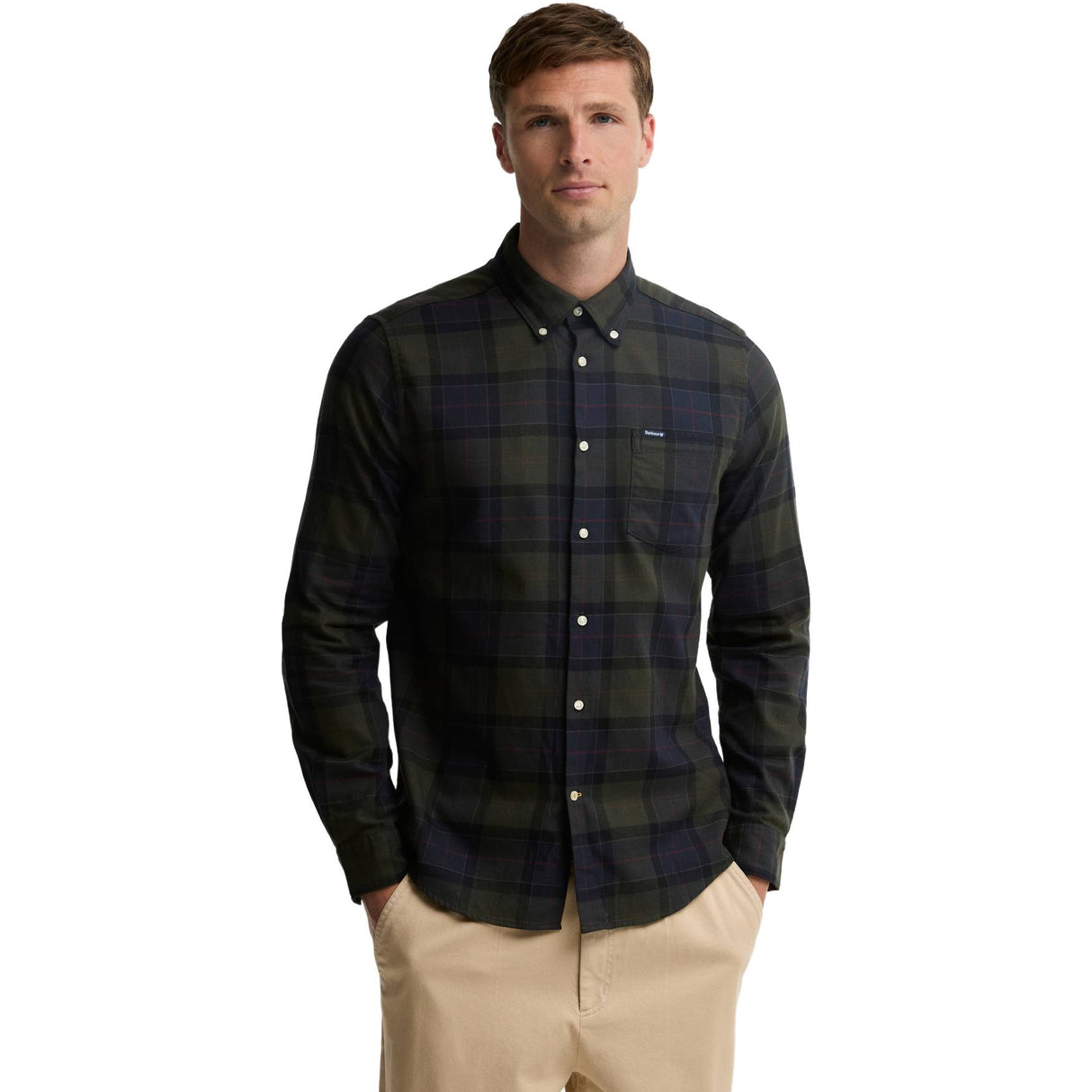 Barbour Fortrose Tailored Skjorte - Herre - Shadow Classic Tartan