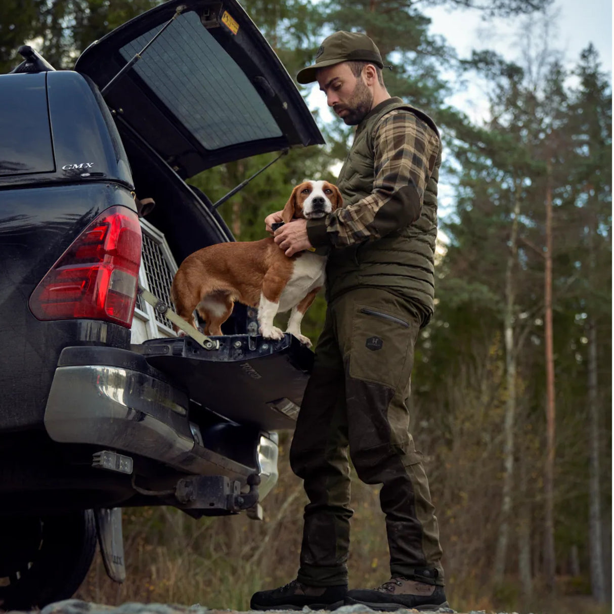 Härkila Driven Hunt HWS Læderbuks - Herre - Willow Green/Shadow Brown