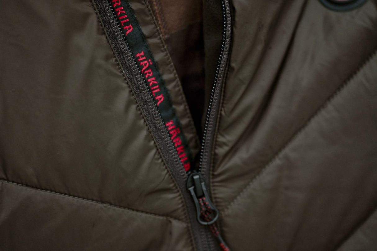 Härkila Heat Insulated Vest - Herre - Willow Green/Shadow Brown