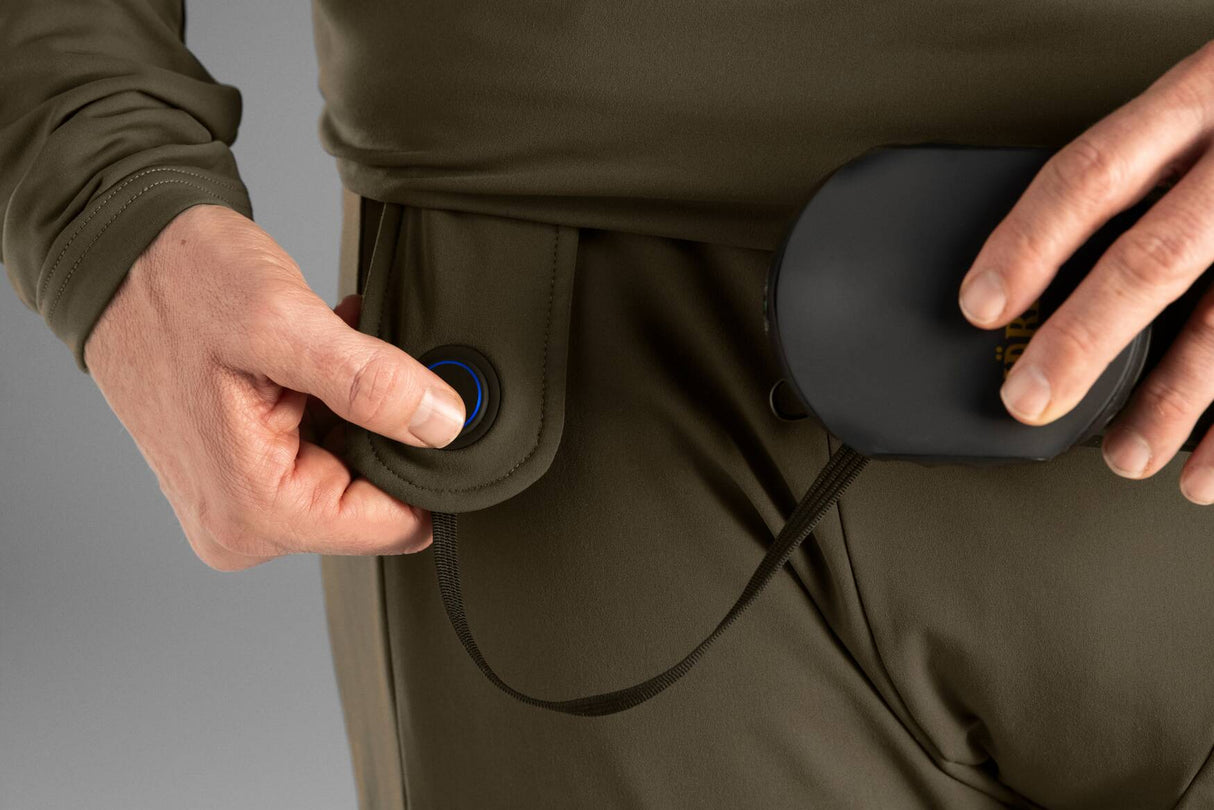 Härkila Heat Long Johns - Herre - Willow green/Black