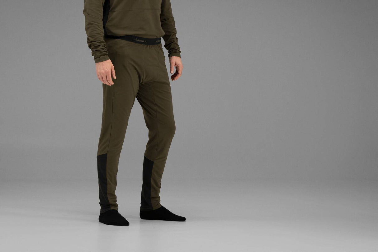 Härkila Heat Long Johns - Herre - Willow green/Black