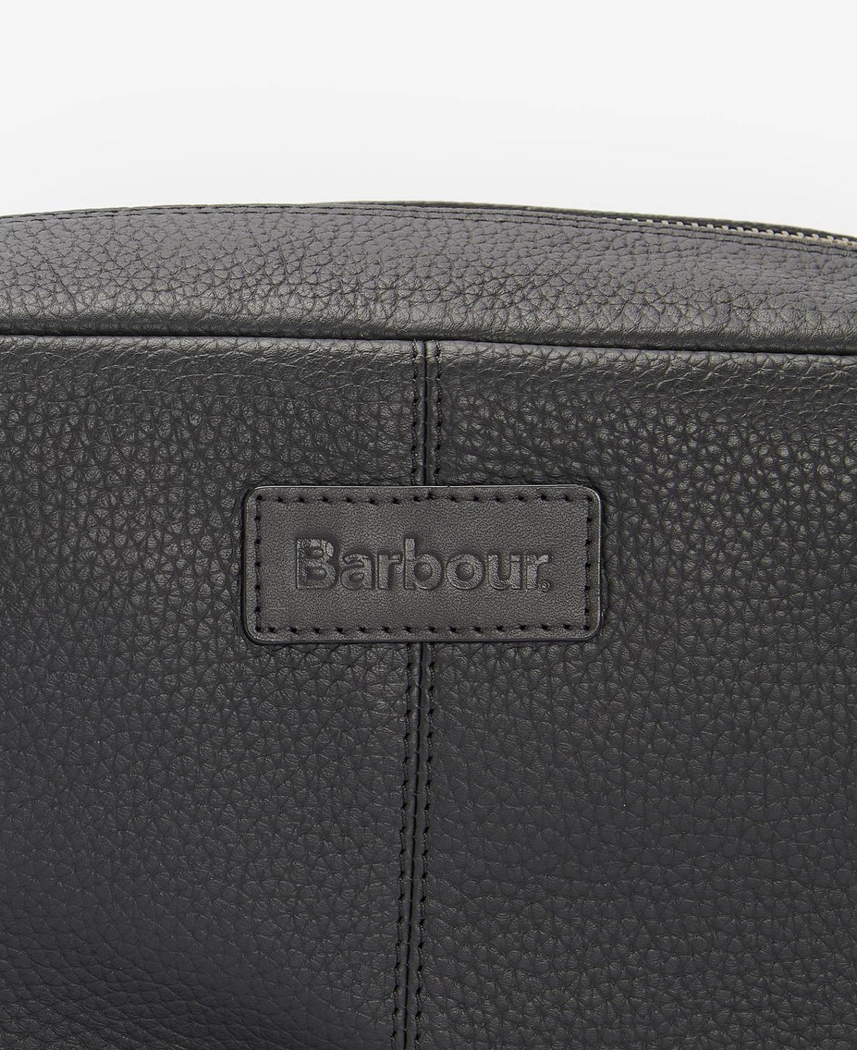 Barbour Highgate Leather Toilettaske - Sort
