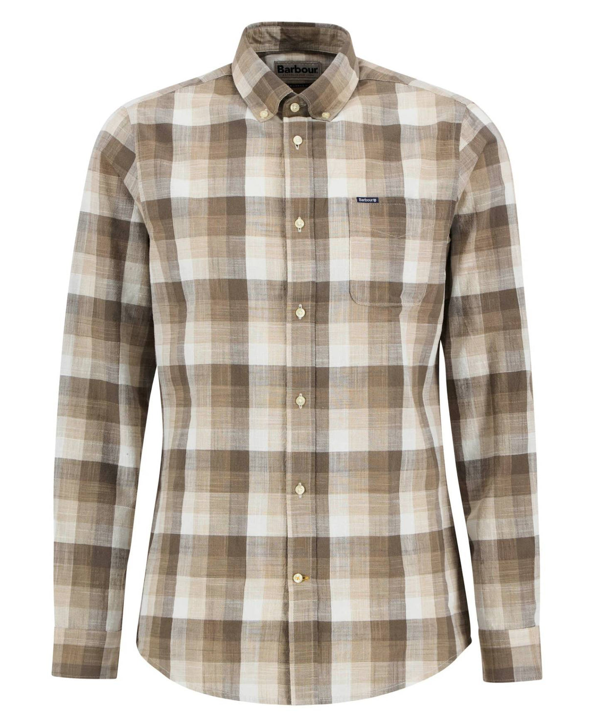 Barbour Hillroad Skjorte - Herre - Stone