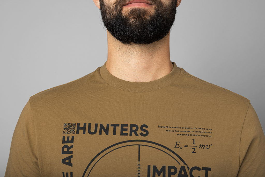 Härkila Impact S/S T-Shirt - Herre - Golden Brown