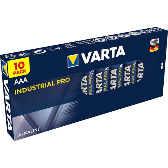 Varta AAA Industrielle Batterier - 10 stk