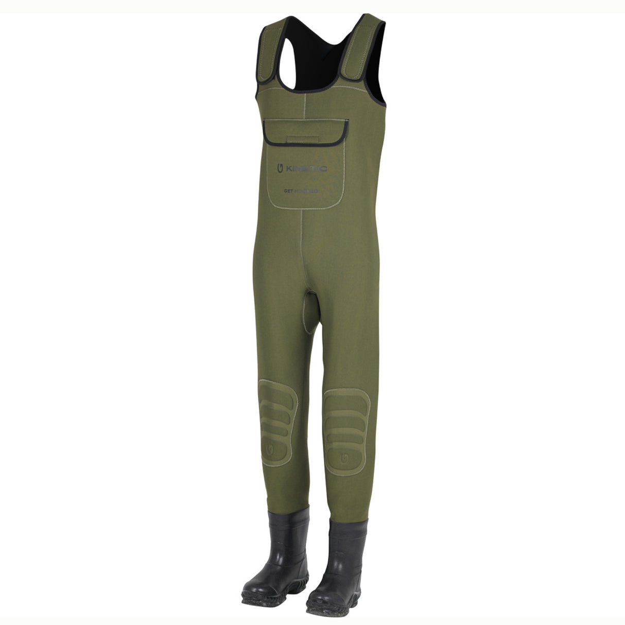 Kinetic NeoClassic Bootfoot Neoprenwaders - Profilsål - Grøn