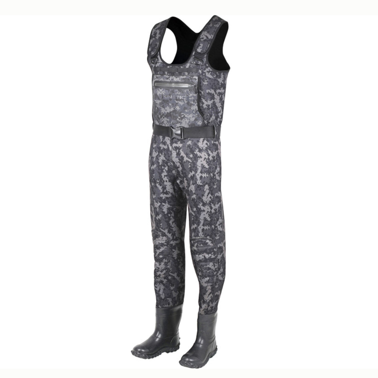 Kinetic NeoRush Bootfoot Neoprenwaders - Profilsål - Grey Camo