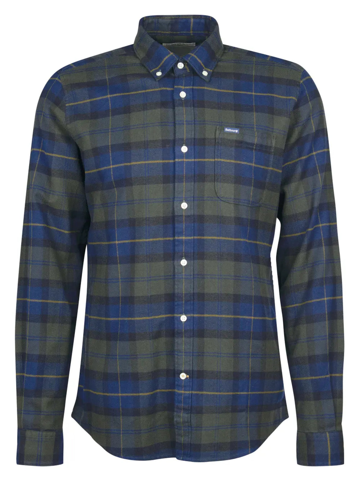 Barbour Kyeloch Tailored Fit - Herreskjorte - Olive Night