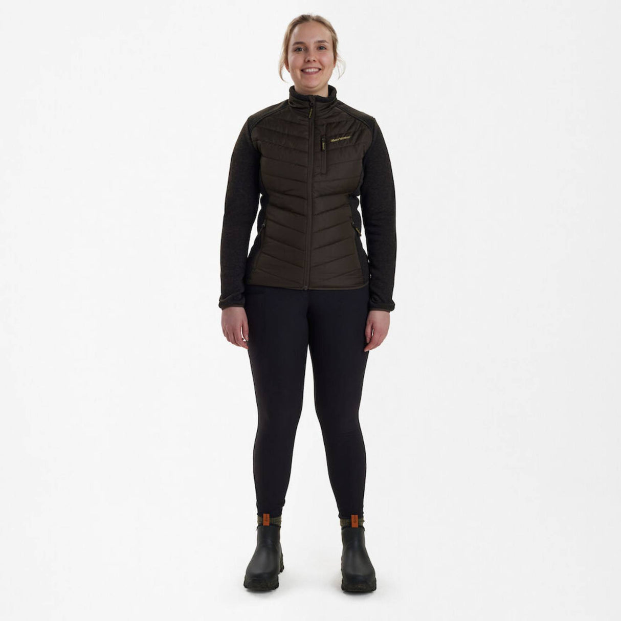 Deerhunter Lady Caroline vatteret jakke - Dame - Brown leaf