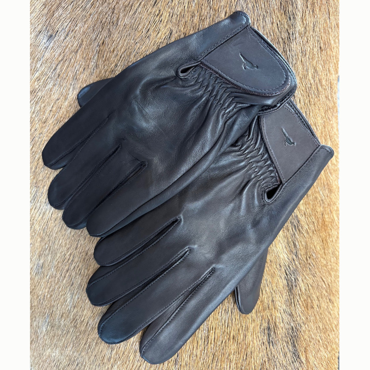 Laksen Florence Skindhandsker - Brun