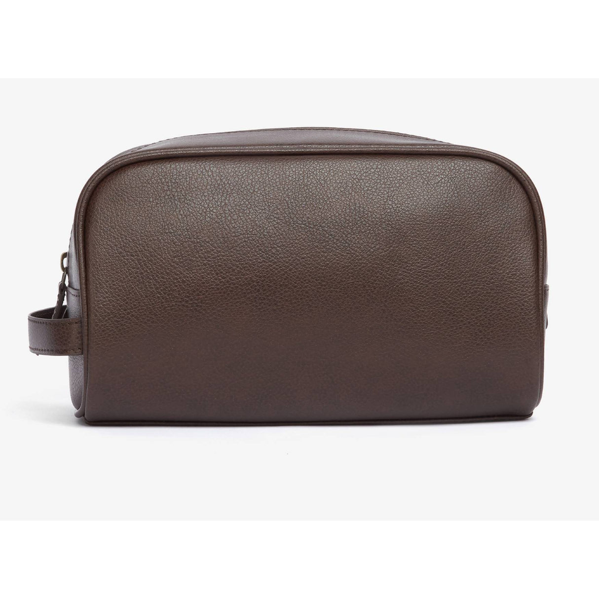 Barbour Læder Washbag Toilettaske - Dark Brown